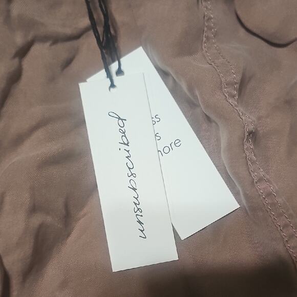 Feminine Mauve lounge Cargo Shorts - Picture 3 of 4
